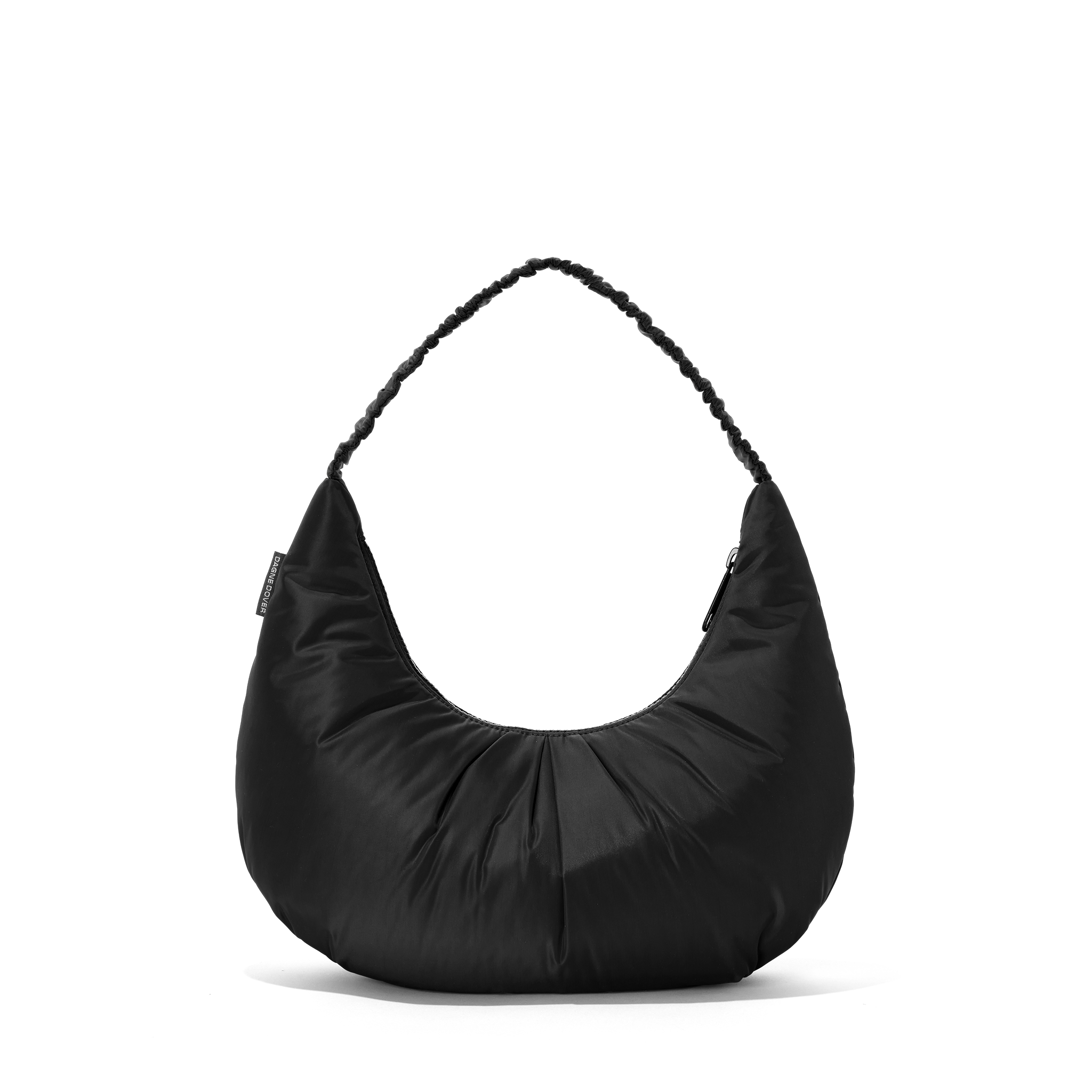 Dagne Dover Rider Shoulder Bag in black seen from a side.