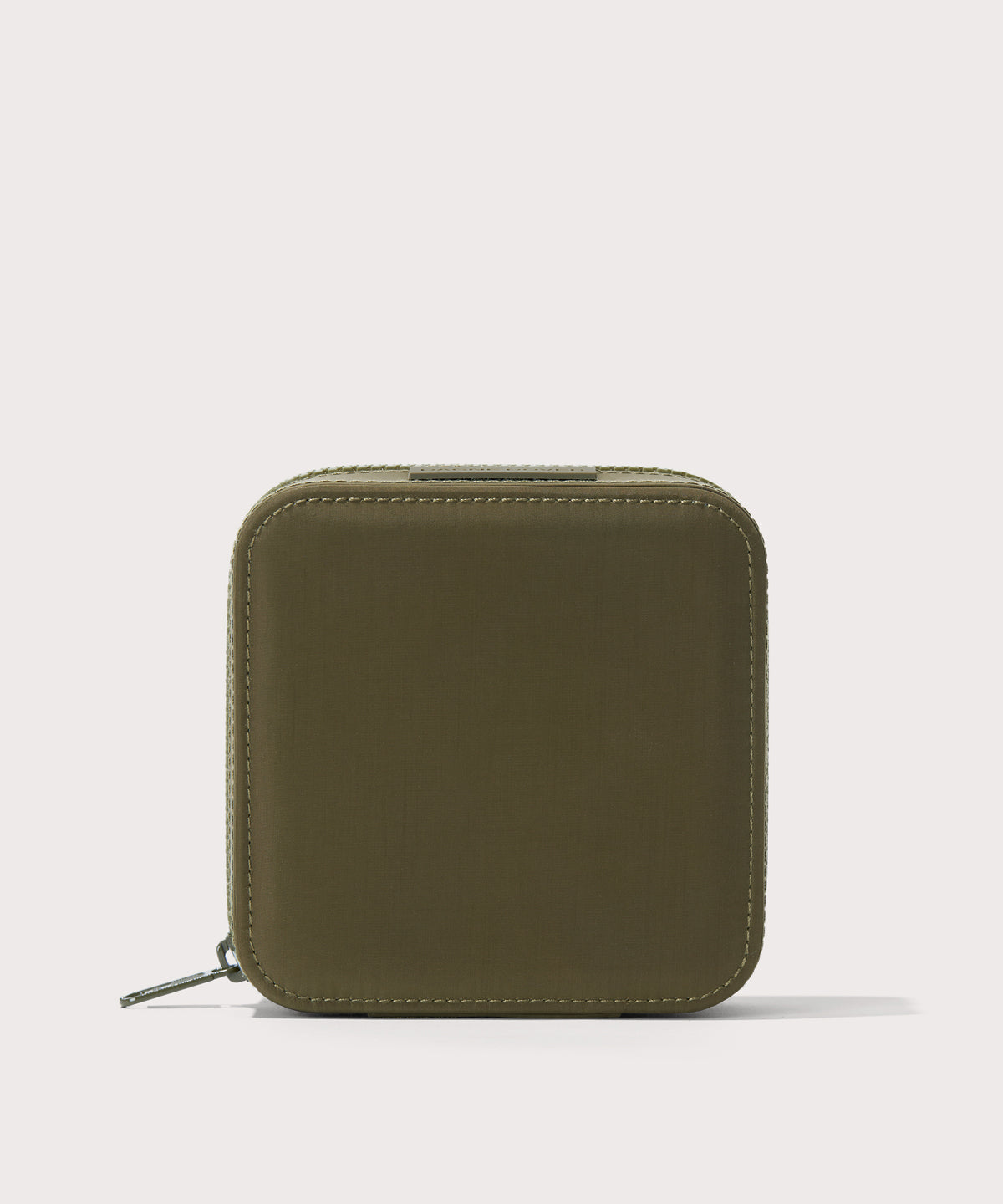 Dagne Dover Large Frankie Jewelry Case in dark green.