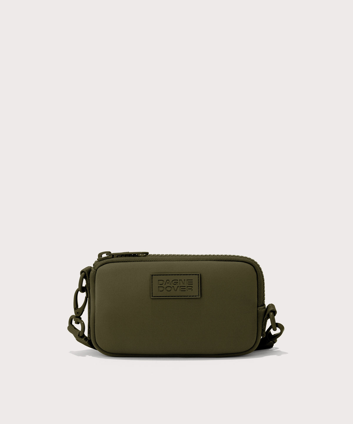 Dagne Dover Mara Phone Sling in dark green.