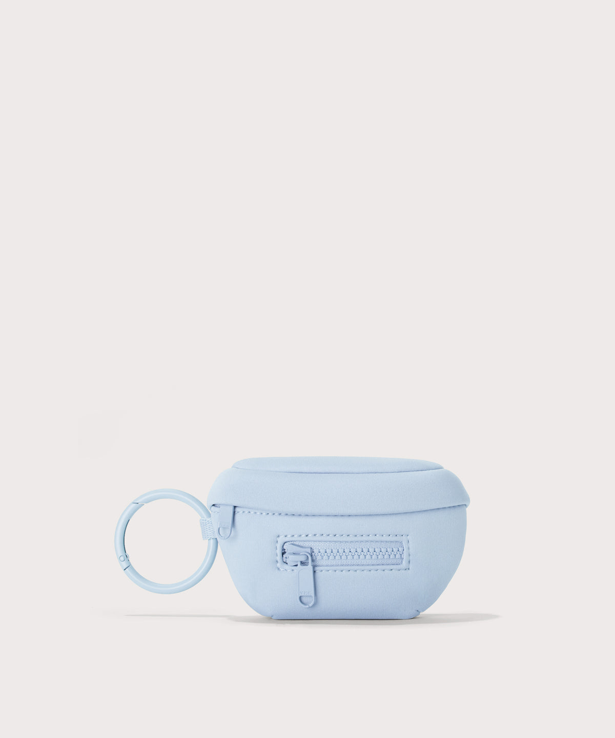 Dagne Dover Ace Keychain in an airy, lighter sky blue.