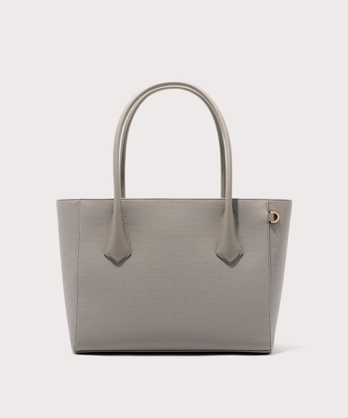 Dagne Dover Legend Signature Leather Tote in beige.