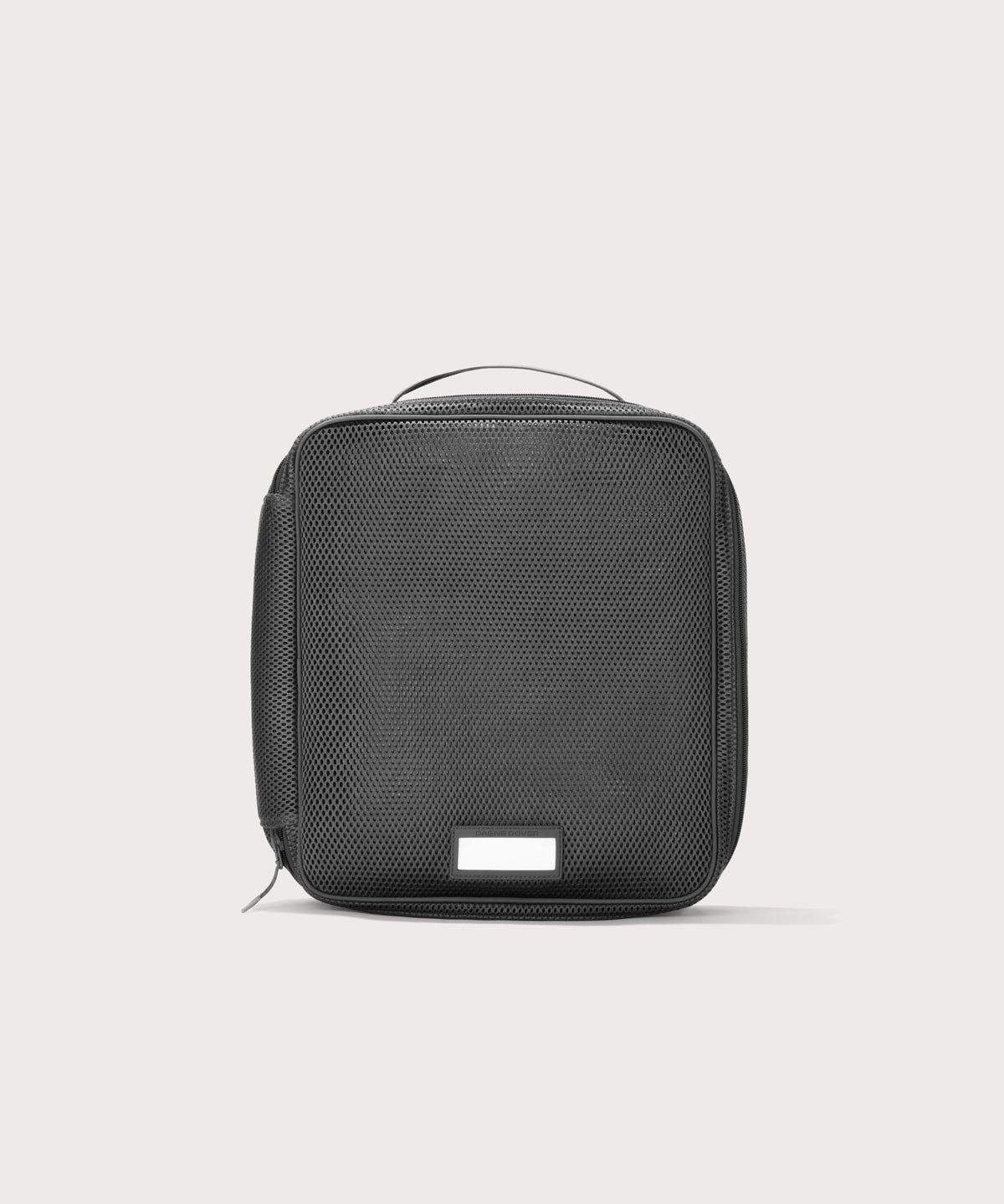 Front view of Large Roma packing cube in carbon black