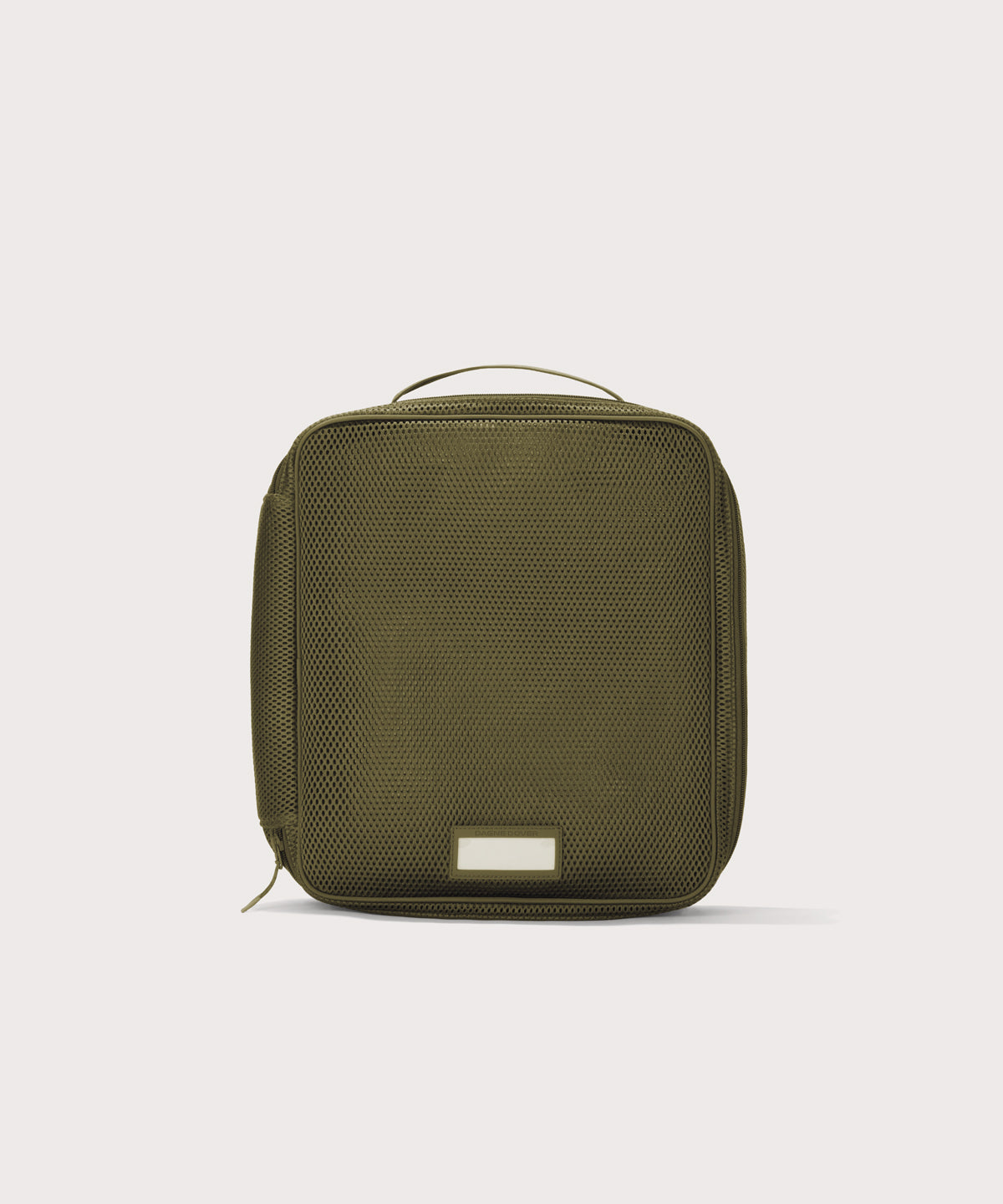 Front view of Large Roma packing cube in dark green