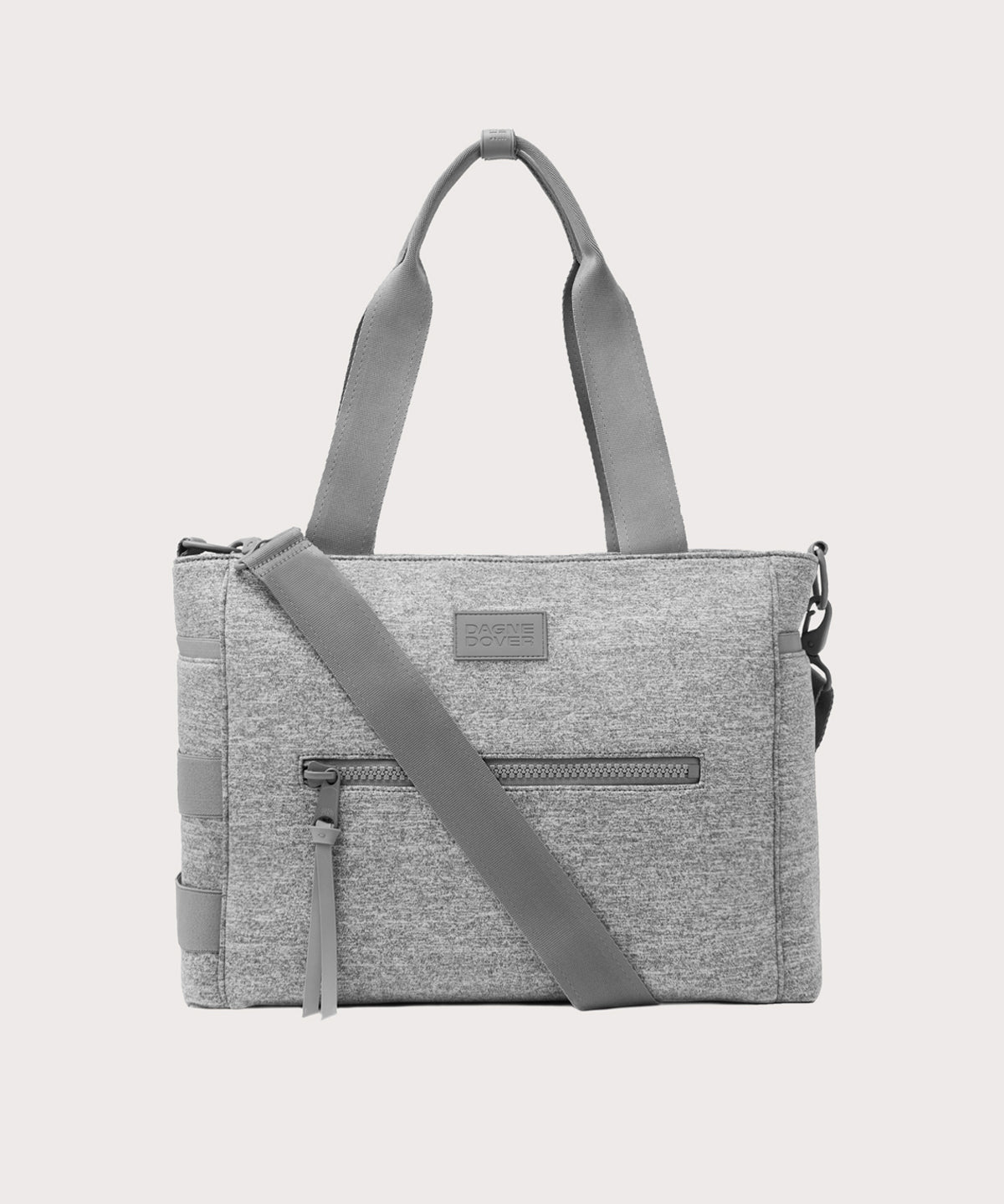 Dagne Dover large Wade Diaper Tote in grey.
