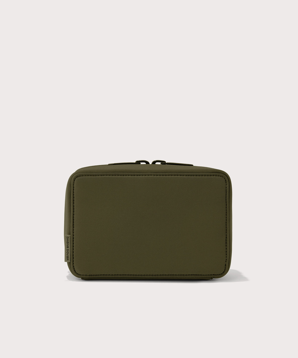 Dagne Dover large Arlo Tech Organizer in dark green.