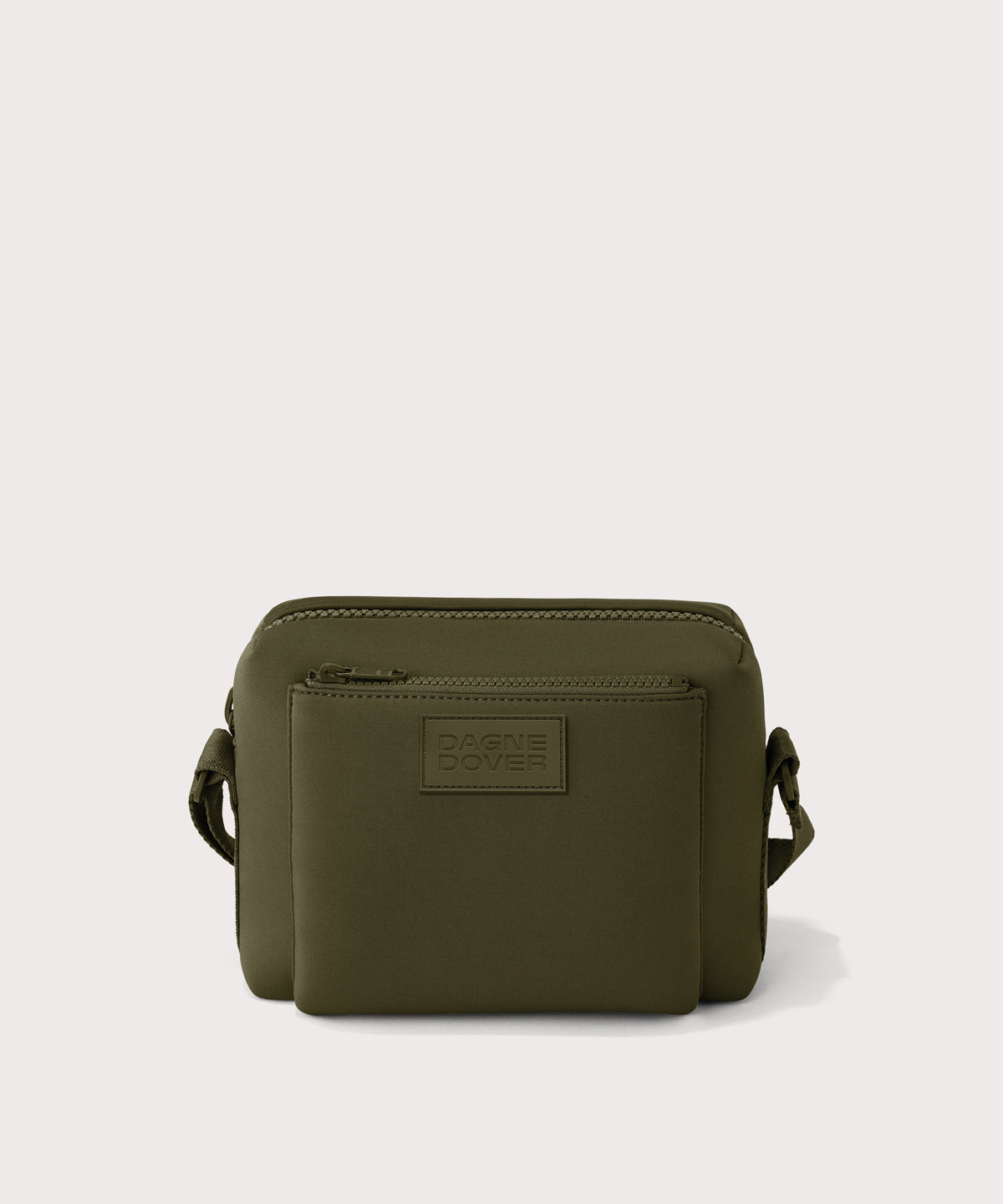 Dagne Dover Micah Crossbody in dark green.
