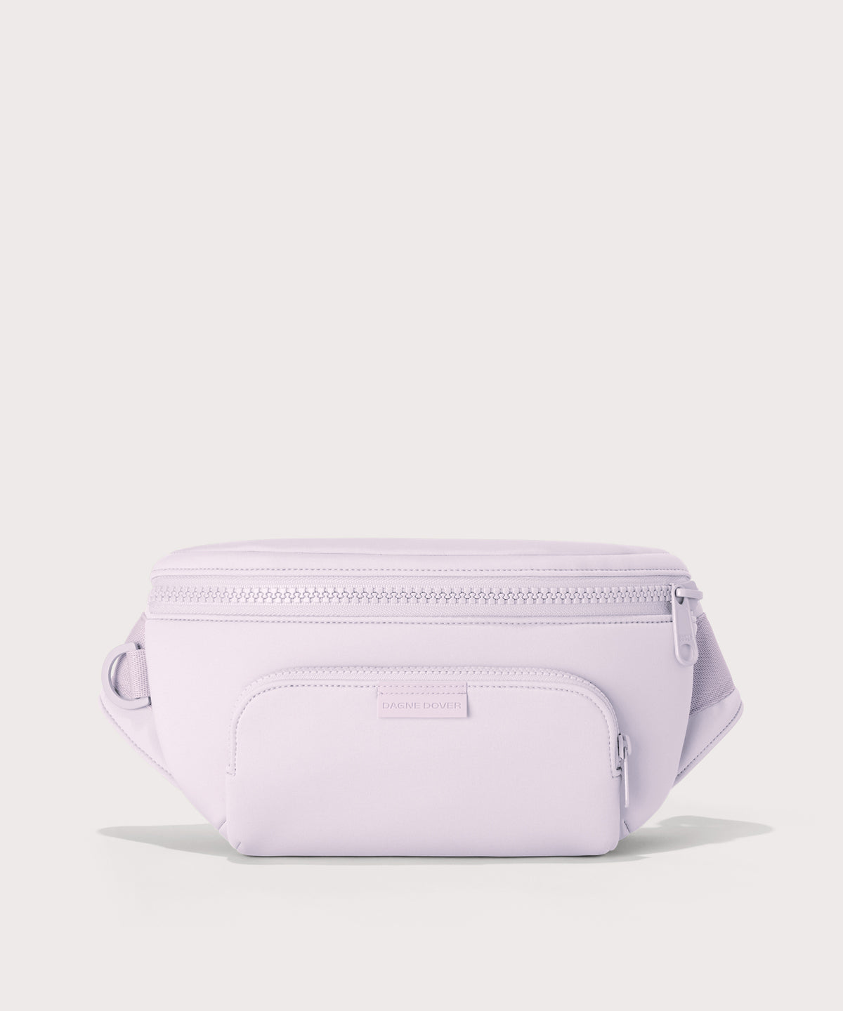Dagne Dover jax large fanny pack in a soft purple with grey undertones