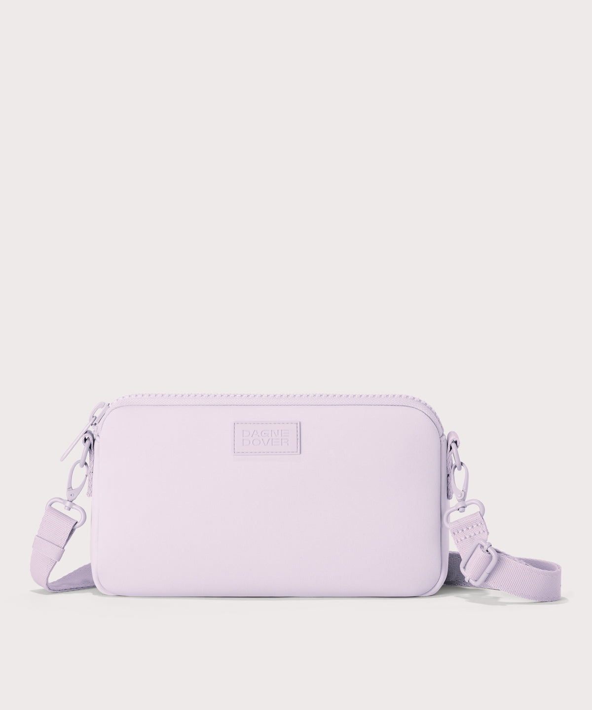 Dagne Dover Nora Shoulder Bag in  a soft purple with grey undertones.
