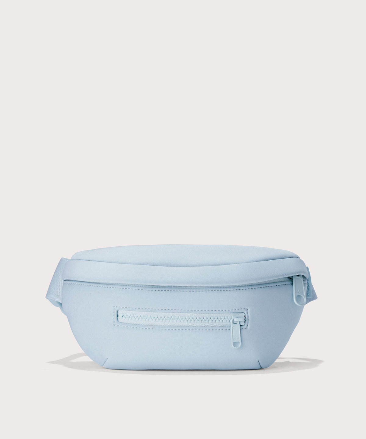 Dagne Dover Ace Fanny Pack in  an airy, lighter sky blue .
