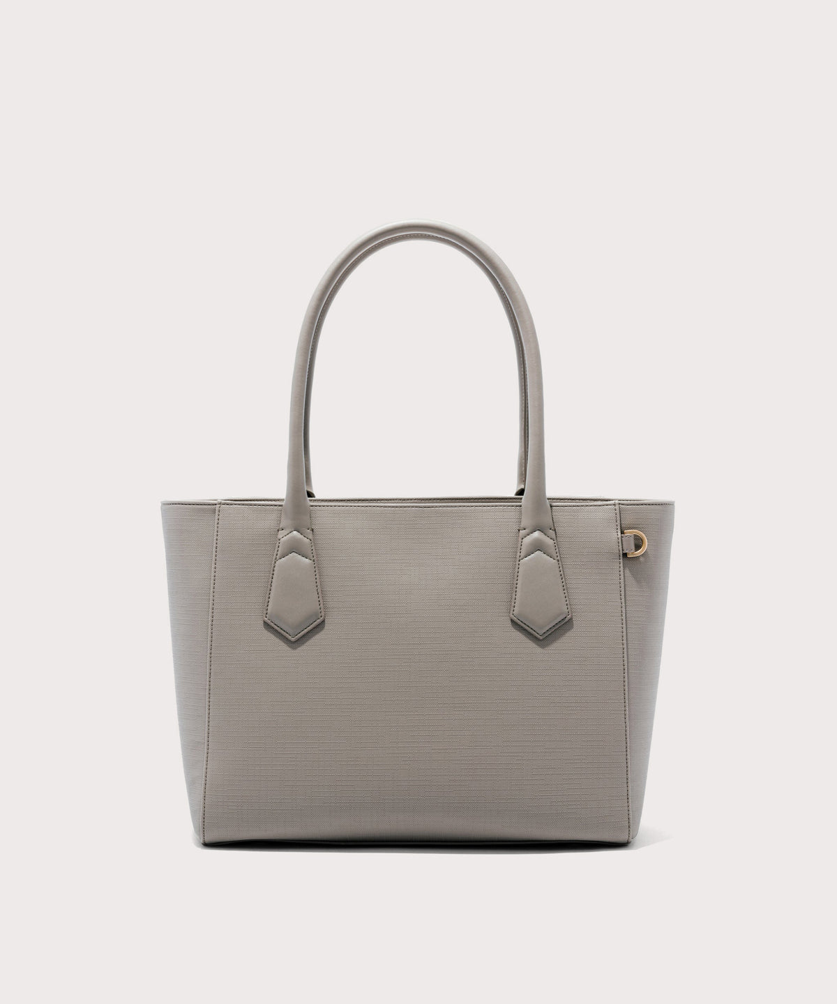 Dagne Dover classic Signature Leather Tote in beige.
