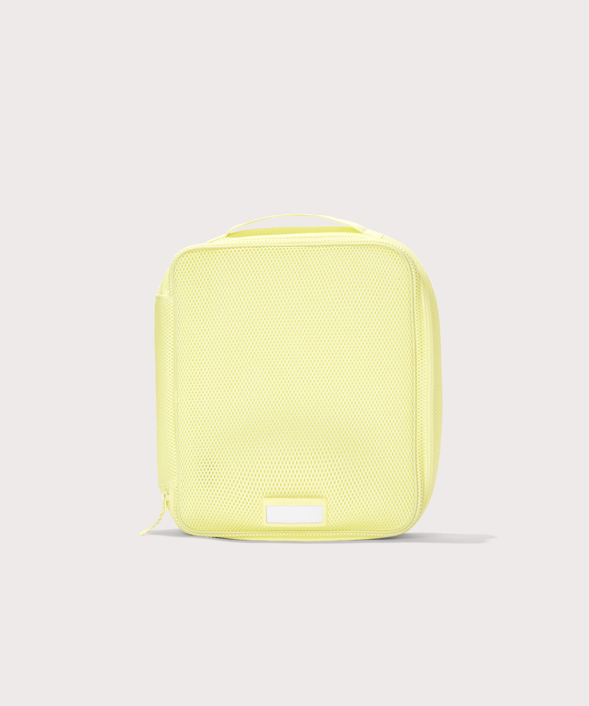 Front view of Large Roma packing cube in citrine
